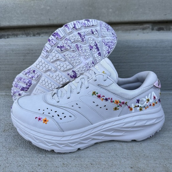 Men\'s Size 14 Hoka One One Bondi L BP‎ Anthropologie Vibrant Bloom Running Shoes main image 5